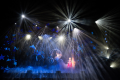 Cinderella pantomime at Fareham Live,  Fareham, Hampshire, Great Britain 
Dress Rehearsal / 
Press photocall 
13th December  2024 
Runs from 13th December 2024 to 5th January 2025.  

Rhiannon Bacchus as Cinderella

Eleanor Wainwright as Fairy Godmother

The timeless tale of Cinderella, outwitting her stepsisters in search of her very own Prince Charming.

Cinderella has all the magical panto elements plus mayhem and mischief, memorable musical numbers, jokes galore, wonderful set, costumes and effects, fun and laughter and most definitely a happy ever after!

The show is brought to life by a mega talented cast and stars TV and dance sensations AJ & Curtis Pritchard as Prince Charming and Dandini, best known for Strictly Come Dancing and Dancing With The Stars. They are joined by panto stalwart, hilarious comedian and impressionist Paul Burling (Britain’s Got Talent) as Cinders bestie Buttons, musical theatre performer Rhiannon Bacchus as Cinderella, Gareth  Mitchell and Garnon Davies as Cinderella’s Wicked Stepsisters, and Eleanor Wainwright as Fairy Godmother.

Photograph by Elliott Franks