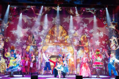 Cinderella pantomime at Fareham Live,  Fareham, Hampshire, Great Britain 
Dress Rehearsal / 
Press photocall 
13th December  2024 
Runs from 13th December 2024 to 5th January 2025.  

Rhiannon Bacchus as Cinderella
AJ Pritchard as Prince Charming 
Curtis Pritchard as Dandini
Paul Burling as Buttons
Gareth Mitchell and Garnon Davies as the Wicked Stepsisters
Eleanor Wainwright as Fairy Godmother

The timeless tale of Cinderella, outwitting her stepsisters in search of her very own Prince Charming.

Cinderella has all the magical panto elements plus mayhem and mischief, memorable musical numbers, jokes galore, wonderful set, costumes and effects, fun and laughter and most definitely a happy ever after!

The show is brought to life by a mega talented cast and stars TV and dance sensations AJ & Curtis Pritchard as Prince Charming and Dandini, best known for Strictly Come Dancing and Dancing With The Stars. They are joined by panto stalwart, hilarious comedian and impressionist Paul Burling (Britain’s Got Talent) as Cinders bestie Buttons, musical theatre performer Rhiannon Bacchus as Cinderella, Gareth  Mitchell and Garnon Davies as Cinderella’s Wicked Stepsisters, and Eleanor Wainwright as Fairy Godmother.

Photograph by Elliott Franks